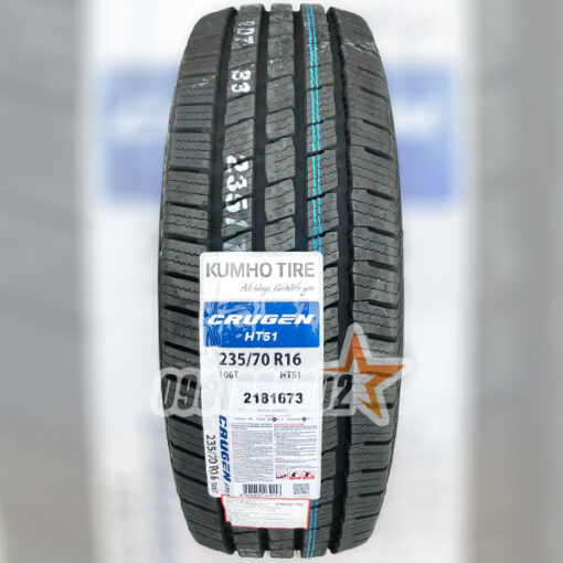 Lop Vo Xe Kumho 235 70R16 106T Crugen HT51