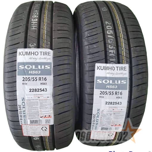 Lop Vo Xe Kumho 205 55R16 91H Solus HS63