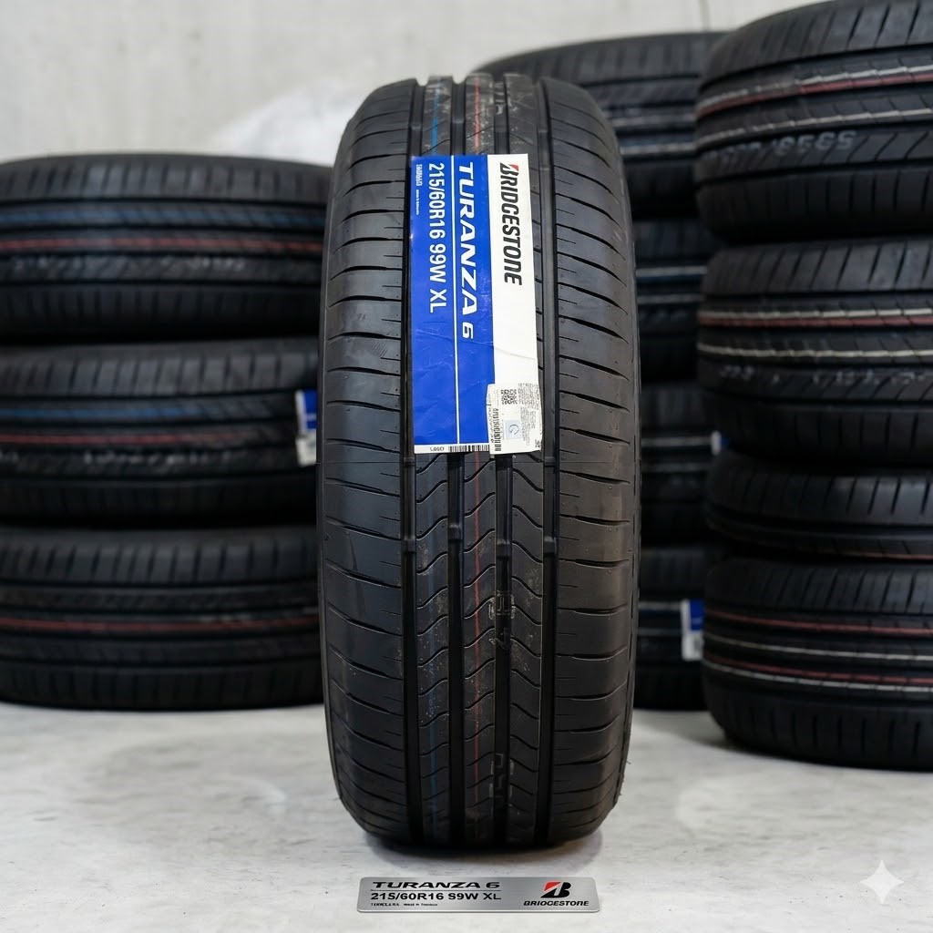 Lốp (Vỏ) Xe Bridgestone 215/60R16 99W Turanza 6 1 Lốp (Vỏ) Xe Bridgestone 215/60R16 99W Turanza 6